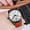 Brown_White dial, variant on Simple Leather Watch for Men – Quartz Movement, Water Resistant, Everyday Style