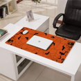 thumbnail image 3 of Long Mouse Pads for Desk,Halloween Spider Web and Bats Desk Mats on Top Of Desks, Desk Mouse Pad Extra Large with 3mm Non-Slip Base and Stitched Edge for Gaming,Office,Work,Home 31.5x15.7in, 3 of 5