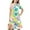 Multicolor a8, variant on Spazoro Kids Girls A Line Dresses, Short Sleeve Stretchy Wrinkle New Style Tie Dye Princess Dress for Child Girls Multicolor Size 4 T