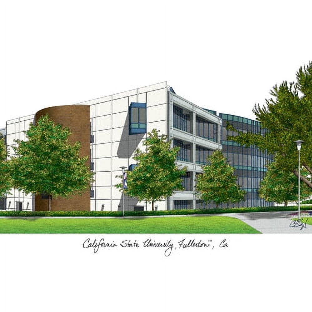 University of Wisconsin - Madison Campus Images Lithograph Print