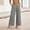 #Gray, variant on DPTALR Women's Solid Color Elastic Waist Casual Straight Leg Pants with Pockets,Army Green,Women's Plus SizeL,Young Women's Pants