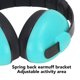 thumbnail image 4 of Muffs de Orejas Portátiles, Oejas Livianas de 31db Plegables nrr Plegables para volar en avión, 4 of 7