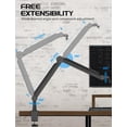 thumbnail image 3 of Mic Boom Arm FIFINE BM66 Heavy Duty Metal para podcasts, 3 of 8