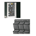 thumbnail image 2 of Organizador De Pared Para Colgar Porta Zapatos Con 24 Belug, Color Gris, 2 of 4