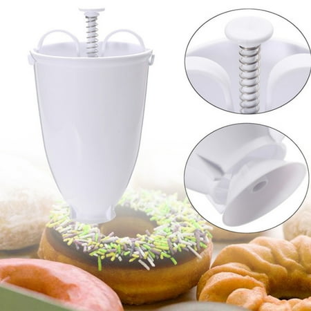 

Hot Plastic Doughnut Maker Donut Mold Handmade Donuts Dispenser Kitchen DIY Tool Donut Maker Suitable For Kitchen