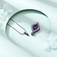 thumbnail image 3 of The Eye of My Heart Urn Necklace Keepsake Cat Paw Print Memorial Urn Jewelry Memorial Cremation Jewelry for Ashes, 3 of 7