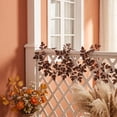 thumbnail image 7 of geerera Fall Decor Fall Garland for Home - 80.7" Artificial Autumn Leaf Vine with Serrated Fall Foliage, Fall Home Decor Leaves Decor Hanging Swag for Mantel Wall Doorway, 7 of 7