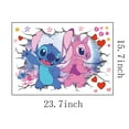 thumbnail image 6 of Stitch Wall Stickers Cartoon Kids Stitch Wall Stickers for Bedroom Accessories Walls Bedroom Living Room Home Décor(15.7X23.7) Inch, 6 of 6