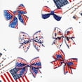 thumbnail image 6 of Patriotic Ribbon American Flag Ribbon Patriotic Ribbon For Wreath Red White And Blue Wired Ribbon Patriotic Wired Ribbon Americana Ribbon 4th Of July Ribbon Wired Flag Ribbon, 6 of 9