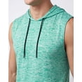 thumbnail image 3 of 3 Pack Men's Dry Fit Tank Top Hoodie Sleeveless Workout Gym Muscle Shirts, 3 of 7