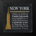 thumbnail image 2 of Perrenoud, Aubree 20x20 Black Modern Framed Museum Art Print Titled - NYC Empire State Building, 2 of 5