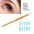 thumbnail image 3 of Double Ended Eyelash Perm Tool Stainless Steel With Eyelash Pads For Beauty Salon, 3 of 8