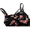 thumbnail image 6 of Hilor Women Plus Size Tankini Bathing Suits Retro Paisley Swimsuit 2 Piece Swimwear, 6 of 8