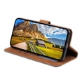 thumbnail image 6 of For Samsung Galaxy S26 Ultra 5G 6.9" Wallet Case Splicing Leather Magnetic Flip Cover with Card Slots, Kickstand, Anti-Drop TPU & Detachable Wrist Strap,Brown,For Galaxy S26 Ultra 5G, 6 of 6