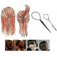 thumbnail image 2 of dianhelloya 2Pcs Women Girl Topsy Tail Hair Braided Tool Ponytail Maker Easy Styling Tool A, 2 of 6