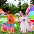 thumbnail image 3 of Gamexcel 3 Pack Mini Pinatas, Unicorn Donkey and Camel Fillable Party Favors for Cinco de Mayo and Fiesta Decorations, 3 of 8