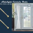 thumbnail image 3 of Barras de cortina ARNORX French Door, 40-70 cm, latón cepillado, paquete de 2, 3 of 9