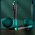 thumbnail image 1 of Cuerda de saltar de doble uso, inteligente, inalámbrica, con bola de carga, alambre de acero, para el hogar, equipo deportivo para entrenamiento de adultos, 1 of 5