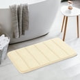 thumbnail image 5 of Unique Bargains 2 Pcs Soft Thick Absorbent Quick Dry Bathroom Bath Rugs Non Slip Khaki/Brown 16" x 24", 5 of 6