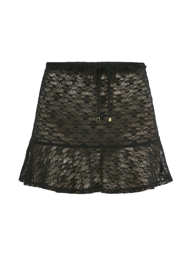 ★EAST SEA★ Olive Cover Up Lace Skirt No Boundaries Lace Coverup Skirt, Women's - Walmart.com