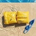 thumbnail image 5 of 2 Pack Inflatable Arm Floaties, Double Air Chamber Safe Swim Bands, Roll Up Water Sleeve Swimming Float, Floaties for Pool Beach Water Activities Training, 5 of 6