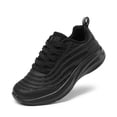 thumbnail image 1 of Zapatillas deportivas con cordones para niños DREAM PAIRS Talla 5 Negro, 1 of 6