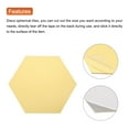 thumbnail image 4 of Hexagon Shape Mirror Tiles, 12Pcs 7.87" x 6.81" Wall Acrylic Mirror Self-Adhesive Mirror Sheets Decor (Gold), 4 of 6