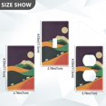 thumbnail image 7 of Yayeee Blank Wall Plate Cover 1-Gang 4.5"x2.7" Home Unused Decorative Outlet, Purple Mountain, 7 of 7