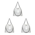 thumbnail image 4 of Youkk Versatile Tote Bag For Effortless Versatility Functional And Beautiful silver white 3Set, 4 of 6