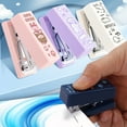 thumbnail image 1 of YAOMOBB Easy To Store Stapler Portable Mini Stapler Set Strong Penetration Binder for Office or School Use, 1 of 7