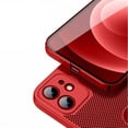 thumbnail image 5 of Heat Dissipation iPhone 15 Pro Max Case (Red) Breathable Cooling Hollow Cellular Hole Full Camera Lens Protection Ultra Slim Cover, 5 of 5