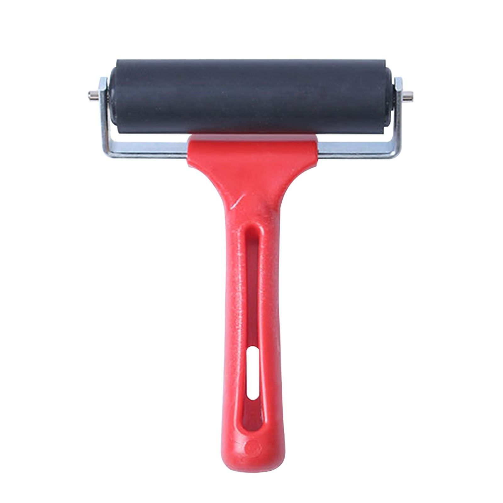 2Pcs Rubber Brayer Roller, Hard Rubber Brayer Applicator for Arts, Crafts,  Ink, Printmaking, Painting, 3.8 inch & 2.2 inch 