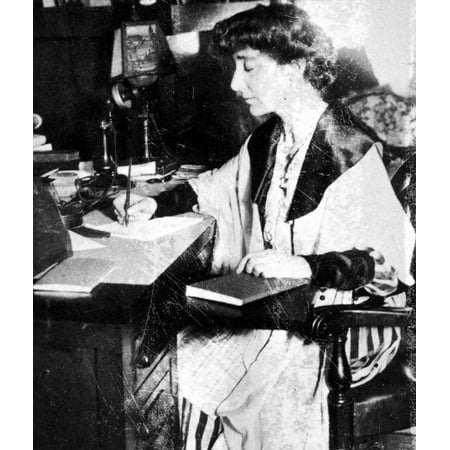 Jeannette Rankin N(1880-1973) American Suffragist Pacifist And Legislator Photographed C1917 Rolled Canvas Art -  (24 x