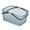 Grey, variant on Home Textile Storage Shower Caddy Portable Shower Tote Organizer for Dorm College With Handles for Bathroom and Kitchen