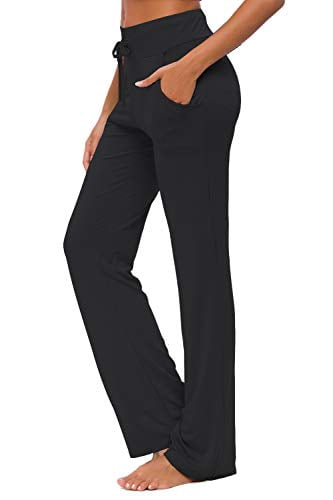 Womens Yoga Pants with Pockets Straight 