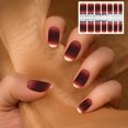 thumbnail image 2 of Full Glitter Gradient Nail Polish Strips Self Decal Stickers For Women Girls Design Wraps Sets, 2 of 4