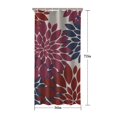 thumbnail image 5 of Red and Blue Floral Pattern Shower Curtain 36"x72" ,Bathroom Decorative Shower Curtains Set with 12 Hooks,Modern Waterproof Washable Shower Curtain, 5 of 6