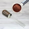 thumbnail image 4 of Ensorrer de Espresso de material acero Inoxidable de Distribuidor Levelador Manija de con Soporte Barista Polvo Dispensador T perfecl Distribuidor de café, 4 of 7