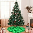 thumbnail image 7 of Sikiie Green Broccoli 30-48 inches {designName} Print Christmas Tree Skirt Snowman Xmas Tree Skirt with Edge Christmas Decorations for Holiday Party48", 7 of 7
