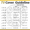 thumbnail image 4 of KHOMO GEAR Outdoor TV Cover - SAHARA Series - Universal Weatherproof Protector For 30 - 32 Inch TV - Fits Most Mounts & Brackets, 4 of 4