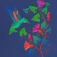 thumbnail image 2 of CafePress - Rainbow Hummingbird On Trumpet Vine Maternity Dark - Maternity Dark T-Shirt, 2 of 3