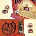 thumbnail image 3 of Pyle PTCDCS3UIP - Retro Vintage Classic Style Turntable Phonograph Record Player with Horn and USB/MP3 Recording, 3 of 5