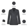 thumbnail image 3 of Panda Uniform lab coat women and white lab coat | lab coats women and scrub coats for women, 3 of 8