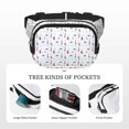 thumbnail image 5 of Fuzoiu Nautical Lighthouse Sailboat Print Unisex Square Double Layer Waist Bag,Crossbody Fanny Pack Travel Workout Accessory, 5 of 9