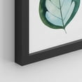 thumbnail image 5 of PixonSign Framed Canvas Print Wall Art Set - Watercolor Tropical Leaves Posters - Set of 3 Nature Wilderness Green Botanical Arts Modern Boho Wall Décor Minimal for Living Room - 8"x10" Black, 5 of 5