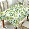 thumbnail image 4 of GZHJMY St. St. Patrick's Day Clover Tablecloth, Rectangle Waterproof Washable Polyester Table Cover for Picnic Dinner Holiday Party Decor, 60 x 120 Inch, 4 of 7
