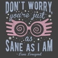 thumbnail image 2 of Mens Harry Potter Luna You’re Just As Sane as I Am Sweatshirt, 2 of 4
