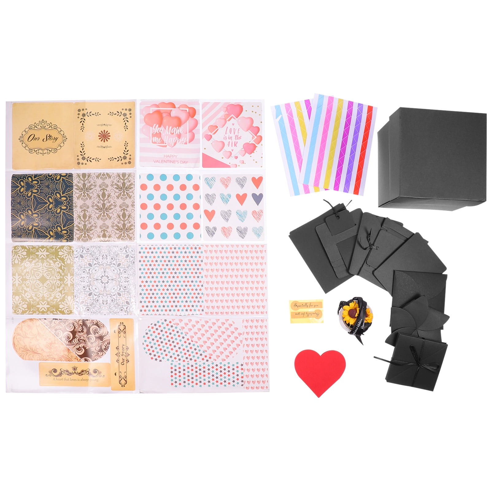 1 Set Boîte Surprise Album Photo DIY Boîte Album Boîtes Cadeaux Conteneur DIY