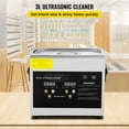 thumbnail image 2 of VEVOR 3L Digital Ultrasonic Cleaning Machine Heater Timer 200W 40KHz Powerful Jewelry Eyeglasses Cleaning Machine, 2 of 5