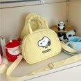 thumbnail image 3 of Bolso de mano de Snoopy Charlie Brown con dibujos animados de Anime, bolso de almacenamiento de cosméticos para mujer, bolso cruzado de hombro, bolso de mano de nailon, bolso de mensajero para teléfon, 3 of 4